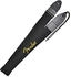 Fender Black Polyester Logo Strap Yellow
