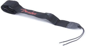 Fender Black Polyester Logo Strap Red – Fender Black Polyester Logo Strap Red - Komfort und Stil für jeden Gitarristen