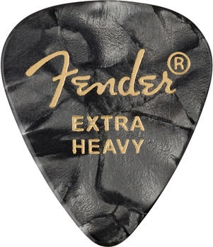 Fender Picks 351 Black Moto extra heavy