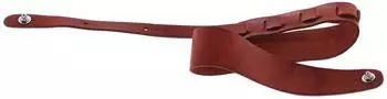 GEWA Gitarrengurt Premium Plain 70 Security Locks Farbe:Red Brown