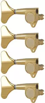 Grover Grover 144GL4 Mini Bass Machines Bass Machine Heads 4-in-Line Lefthand Treble Side (Right) - Gold