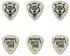 Dunlop Dunlop Flow Pick Hetfield White Fang 1.14 Player's Pack 6 Stück Plektrum