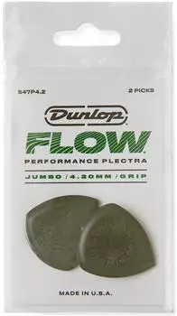 Dunlop Dunlop Flow Jumbo Grip 4.20 Player's Pack 2 St&uuml;ck Plektrum