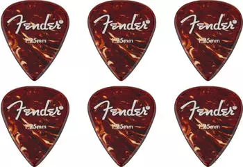 Fender Aero Acrylic Picks Thin 6er Pack