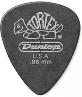 Dunlop Plectren Black Tortex 088 (12) (12x) (47186568) Schwarz