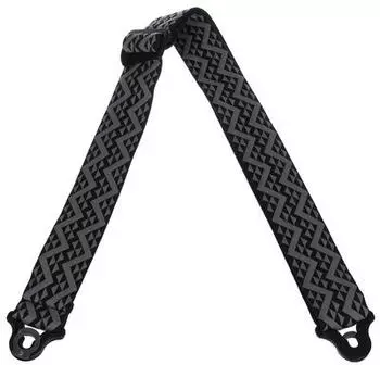 D'Addario Auto Lock Strap BK Geometc Pad