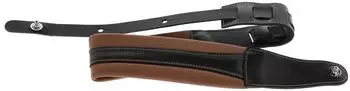 GEWA Gitarrengurt Prestige 85 padded Security Locks Brown/Black