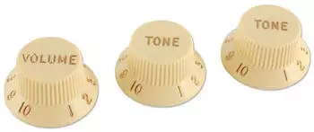 Fender Knobs Stratocaster Aged White Potiknopf