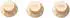 Fender Knobs Stratocaster Aged White Potiknopf
