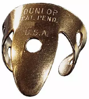 Dunlop Dunlop Fingerpick Brass Tube 020" Messing