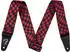 Fender Wavy Checker Poly Strap Red Gitarrengurt