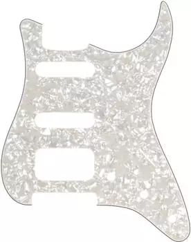 Fender 11-Hole Modern-Style Stratocaster HSS Pickguard Aged White Pearl