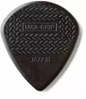 Dunlop 489570, Dunlop 471P3S Jazz III Max Grip Picks black stiffo 1,38 mm Plektren