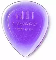Dunlop Plektrum Stubby Jazz 2.00 hell-violett