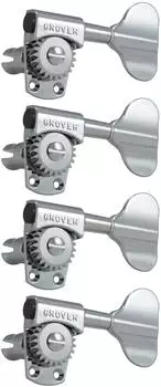 Grover Grover 145C4 Titan Electric Bass Machines - Bass Machine Heads 4-in-Line Bass Side (Left) - Chrome