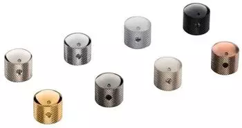 Schaller Dome Speed Potiknopf 2er Set Messing vernickelt