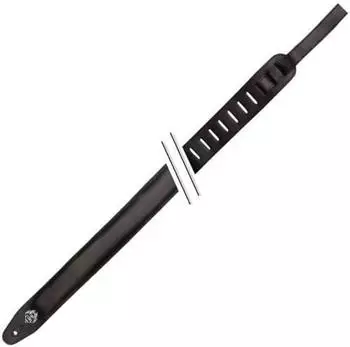 GEWA Fire & Stone Comfort-Edition Gitarrengurt, Leder, schwarz (531613)