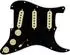 Fender Strat Pickguard vorverkabelt '57/'62 SSS, schwarz (992345506)