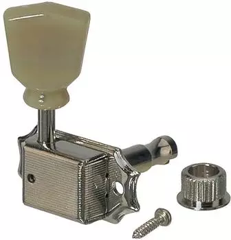 GEWA Gitarrenmechanik, vernickelt, Keystone-Knopf (545824)