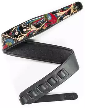 Fame Strap Garment Leather Peacock Black