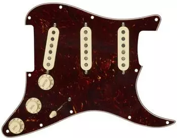 Fender Pre-Wired Strat Pickguard Custom Shop Fat '50s SSS Tortoise Shell Single Coil Tonabnehmer für Gitarren