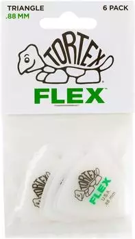 Dunlop Dunlop 456P.88 Tortex Flex Triangle Picks 0,88 mm Plektren Set