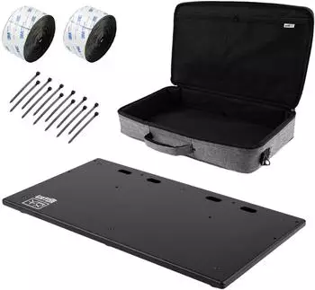 Gator Vertex Compact Pedalboard 23"x13" mit Tasche Pedalboard f&uuml;r Gitarren