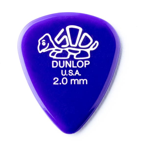 Dunlop 41P2.00 Delrin 500 Standard 2.00 Gauge Player Pack (Pack of 12)