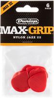 Dunlop ADU 471P3N, Dunlop 471P3N Jazz III Max Grip Picks Nylon 1 38 mm