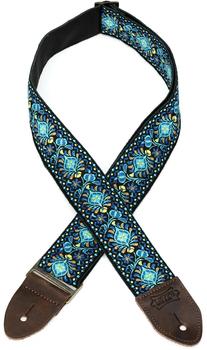 Levys Jacquard Floral strap 2" B&Y (M8HTV-04)