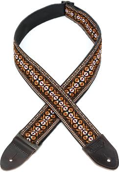 Levys Jacquard Stripes strap 2" O&B (M8HTV-20)