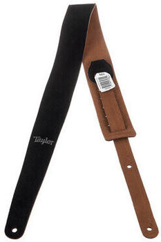 Taylor All-Suede Guitar Strap Black (4401-25)