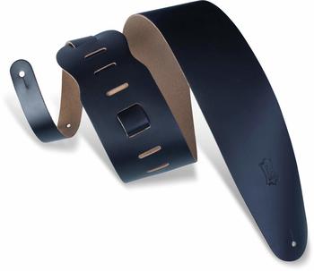 Levys Leather Strap 3,5" BK (M4-BLK)