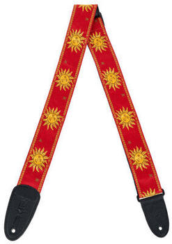 Levys Woven Jacquard Strap 2" RD (MPJG-SUN-RED)