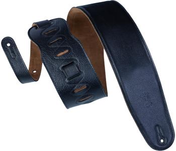 Levys Garment Leather Bass Strap BK (M4GF-BLK)