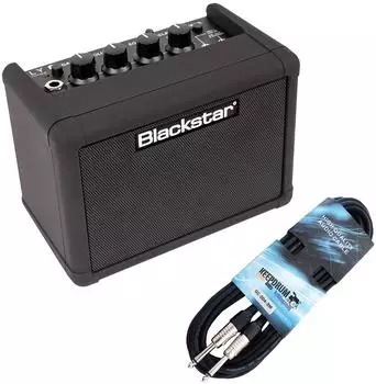 Blackstar Fly 3 Charge Mini-Gitarrenverstärker mit Kabel (fly3btch-gc043m)