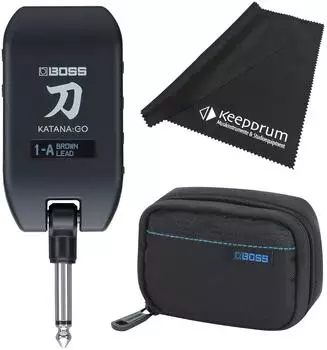 Boss Katana GO Amp Plug Kopfhörer-Verstärker mit Tasche und Tuch (KATGO)