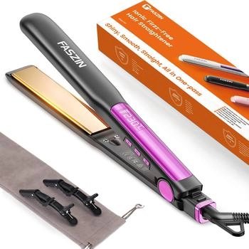 Faszin Ionic Frizz-Free Hair Straightener grau