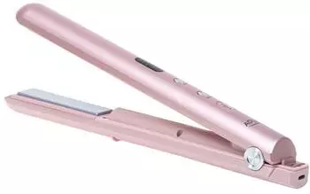 Adler AD 2327 kabelloser Haargl&auml;tter, Keramik, LED-Display, 160&ndash;220&deg;C, rosa (AD 2327)