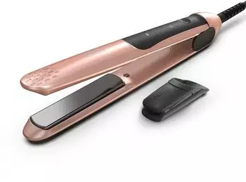 Wahl Pro Glide Glätteisen Keratin-Keramikplatten, 150-210°C, Rose Gold