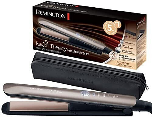 Remington Keratin Therapy Pro Straightener S8593 Glätteisen mit Aufbewahrungstasche