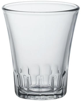Duralex 1002AC04C0111 Amalfi Kaffeeglas, Teeglas, 90ml, Glas, transparent, 4 Stück