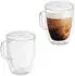 Relaxdays Doppelwandige Kaffeegläser 2er Set