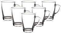 Van Well Kaffeebecher Teebecher Glasbecher 300 ml 6er Set