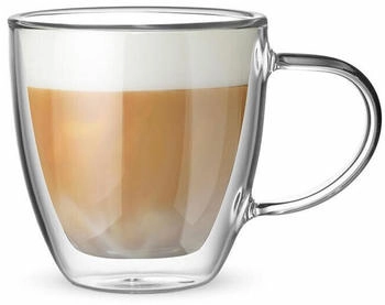 Bialetti Set 2 Becher Double Wall Capri, 160ml, Wärmeisolierung, Borosilikatglas Bialetti Set 2 Becher Double Wall Capri, 160ml, Wärmeisolierung, Borosilikatglas