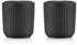 Bodum Douro Tasse 2-er Set Doppelwandig, Schwarzmatt - Matt Schwarz