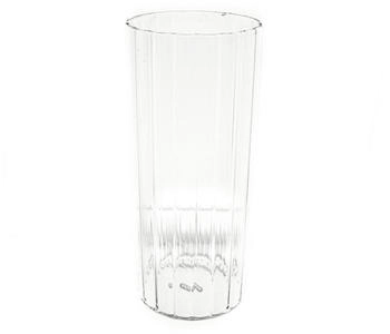 Mulex Glas Stripe Riffel Glas, Glas, Hitzebeständig 400ml