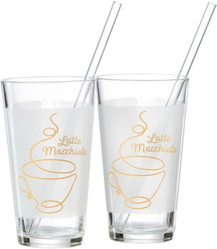 Ritzenhoff & Breker Latte Macchiato Gläser-Set Coffee, 4-teilig, Klar