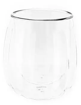 Mulex 12er Gläser Set 350ml Gläser Teeglas Espressogläser Doppelwandig - transparent Glas MX-151453-6x