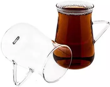 Mulex Teegläser-Set 6- aus Borosilikatglas 200ml